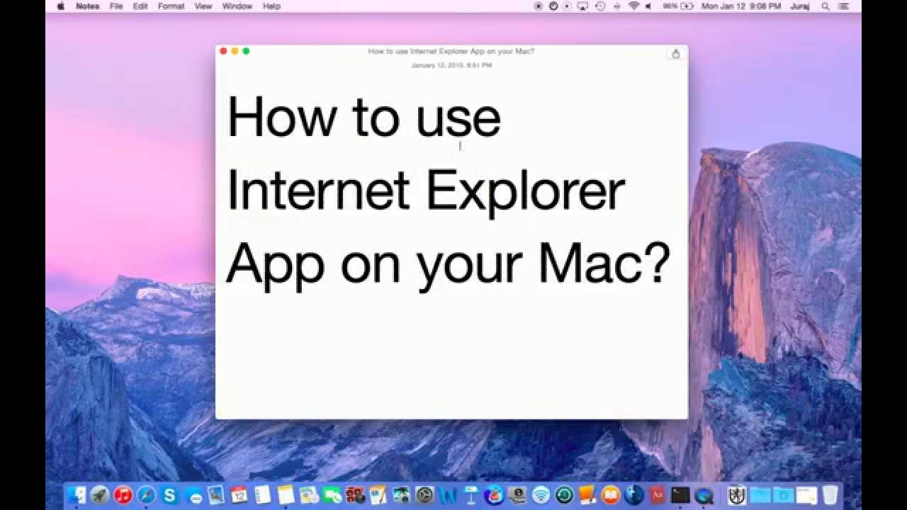 internet explorer for mac